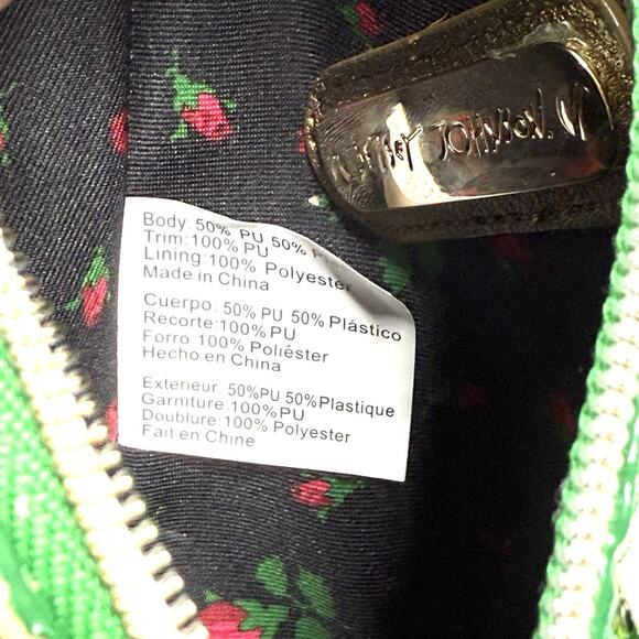 Betsey Johnson Kitsch Christmas Tree Crossbody Purse Handbag Green RARE Spruce - Picture 12 of 16